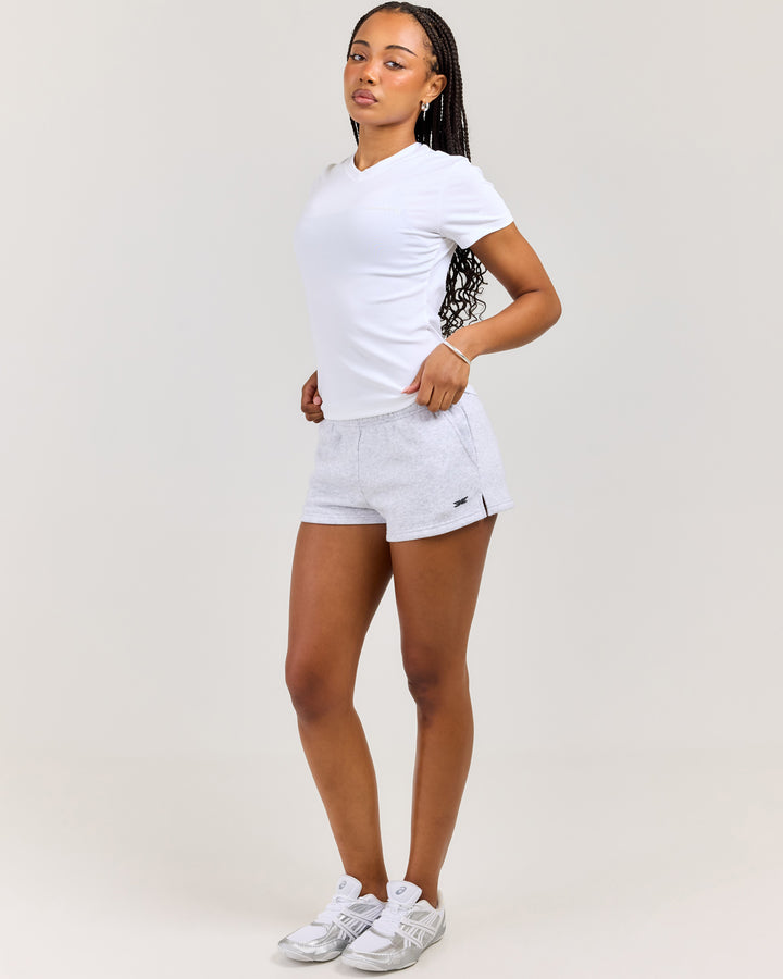 Omni Mini Shorts - Grey Marle