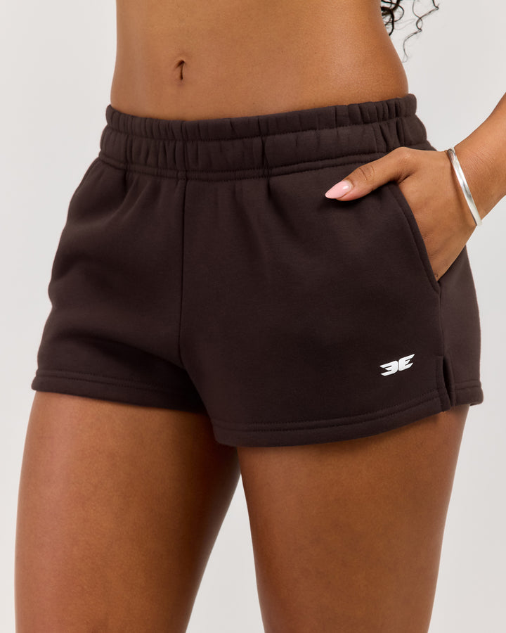 Omni Mini Shorts - Coffee Bean