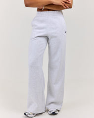 Omni Wide Leg Trackpants - Grey Marle/Charcoal