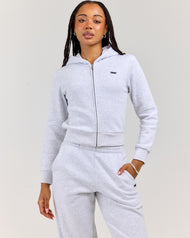 Omni Fitted Zip Through - Grey Marle
