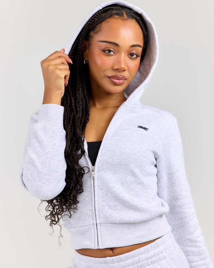 Omni Fitted Zip Through - Grey Marle