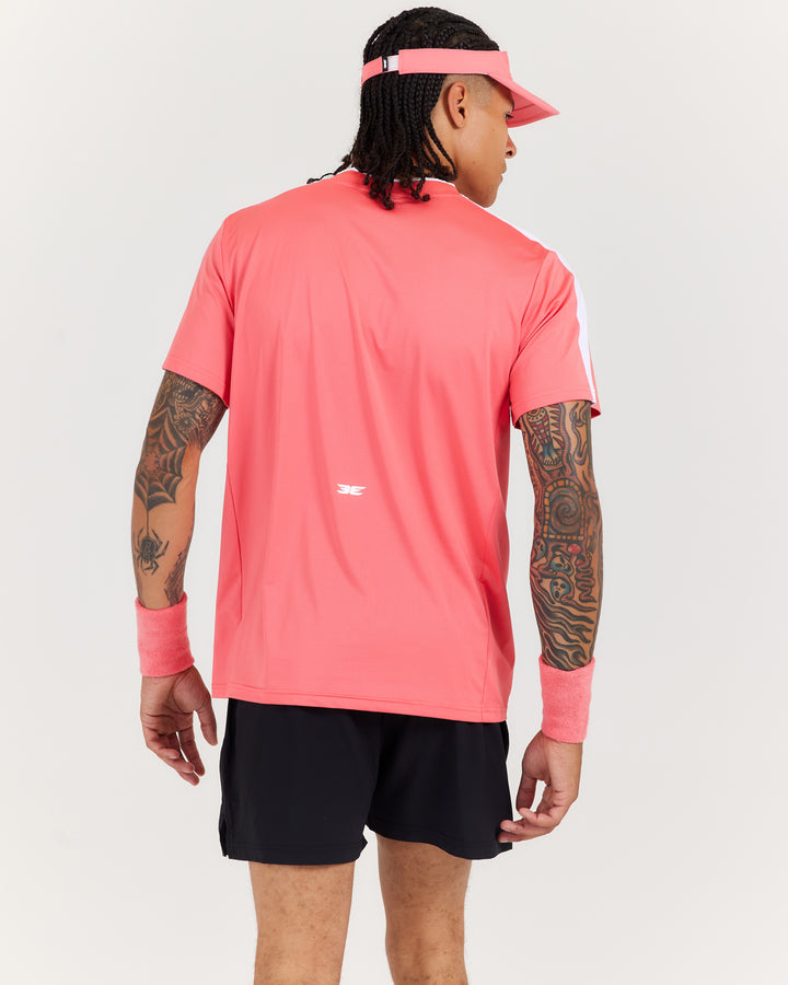 Men's Rally Tee - Pink Papaya