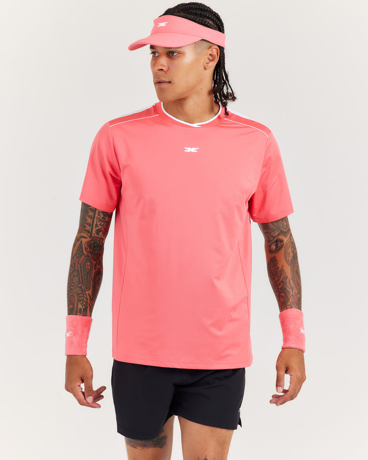 Men's Rally Tee - Pink Papaya