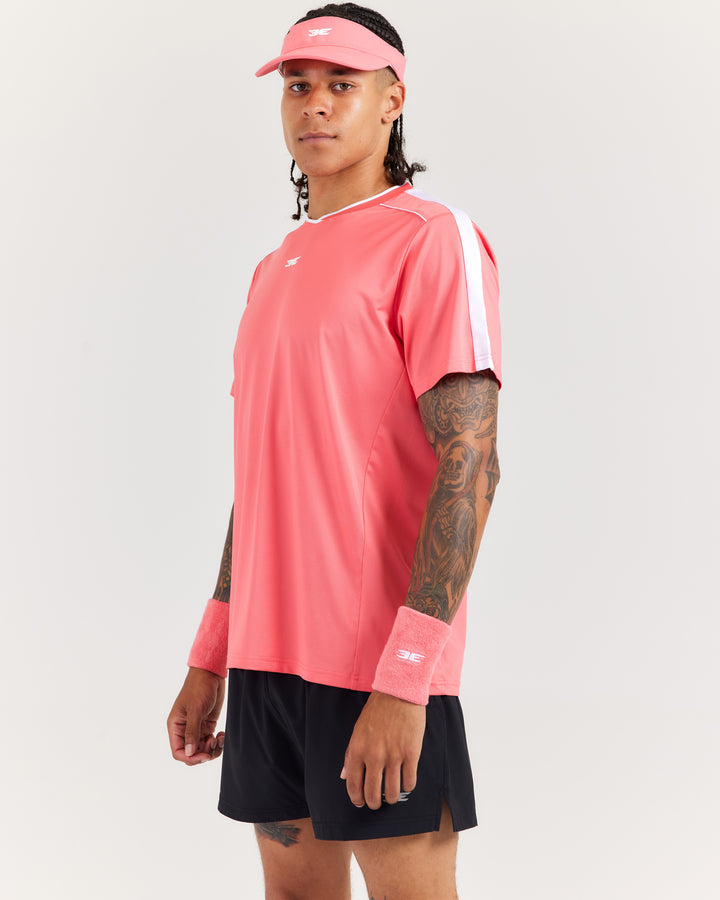 Men's Rally Tee - Pink Papaya