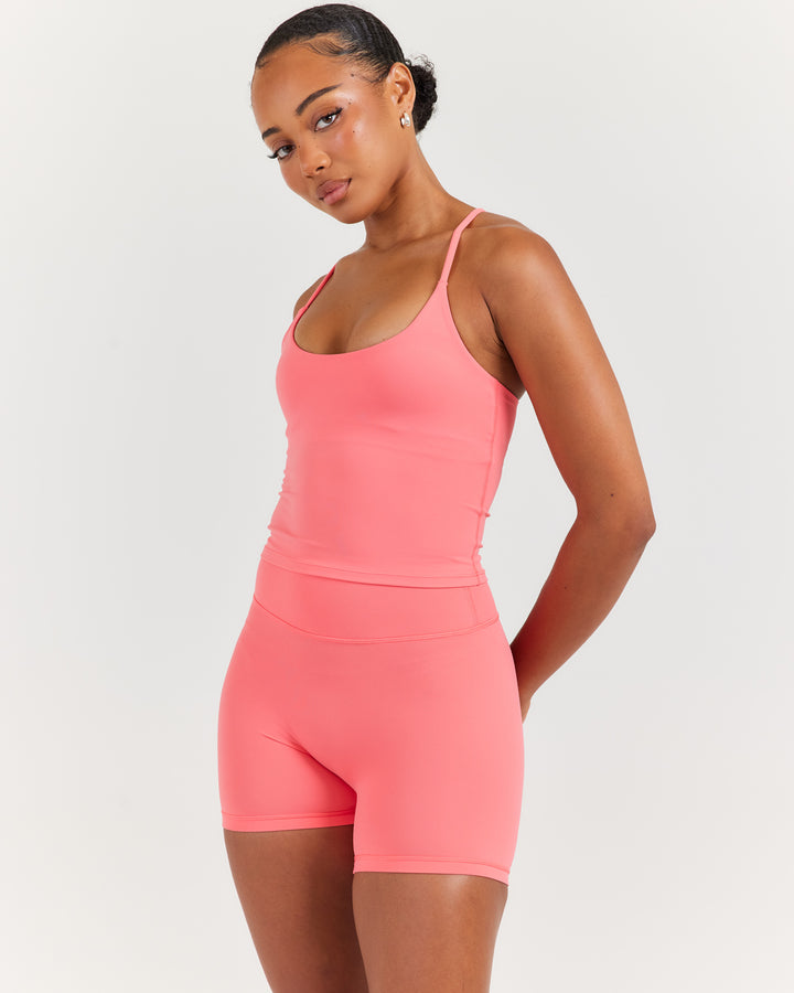 Airey Tank - Pink Papaya