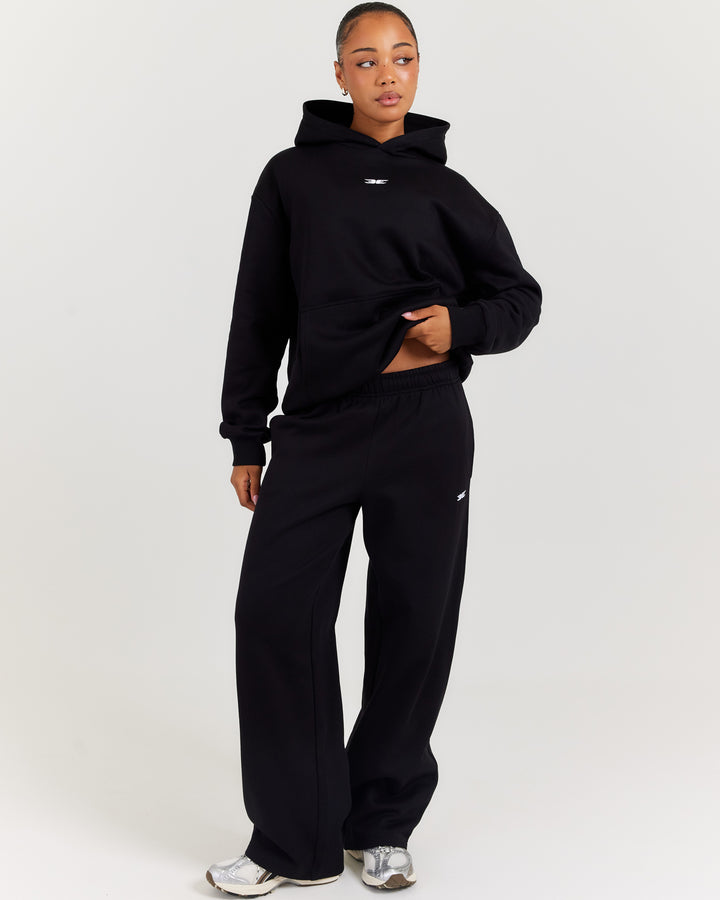 Classic Straight Leg Pants - Black