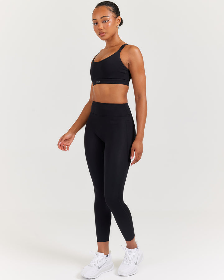 7/8 PerForm Pocket Leggings - Black