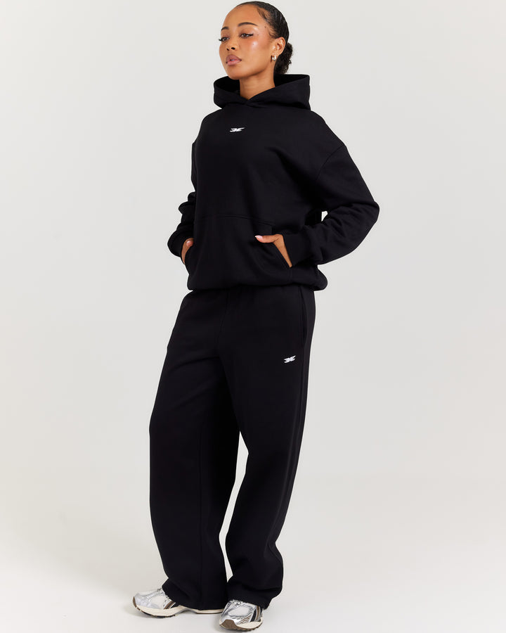 Classic Straight Leg Pants - Black