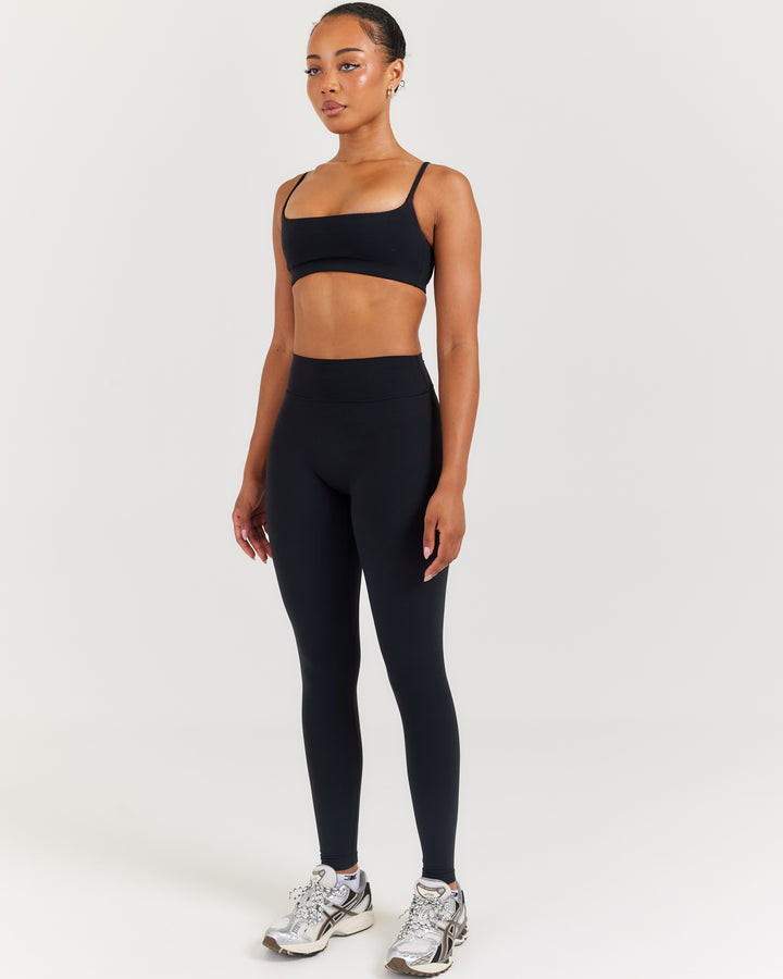 Soléa Invisible Scrunch Leggings - Black