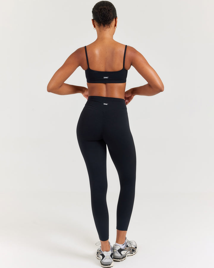 Soléa Petite Invisible Scrunch Leggings - Black