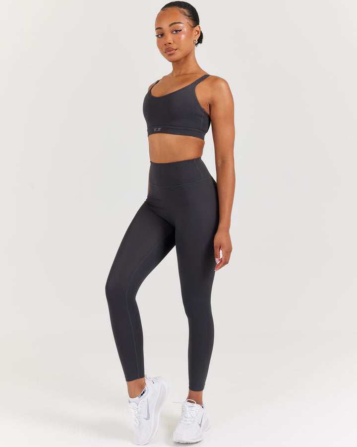 7/8 PerForm Leggings - Charcoal