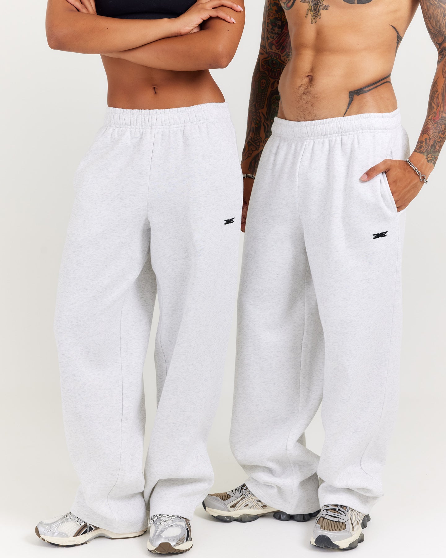 Classic Straight Leg Pants - Polar Grey