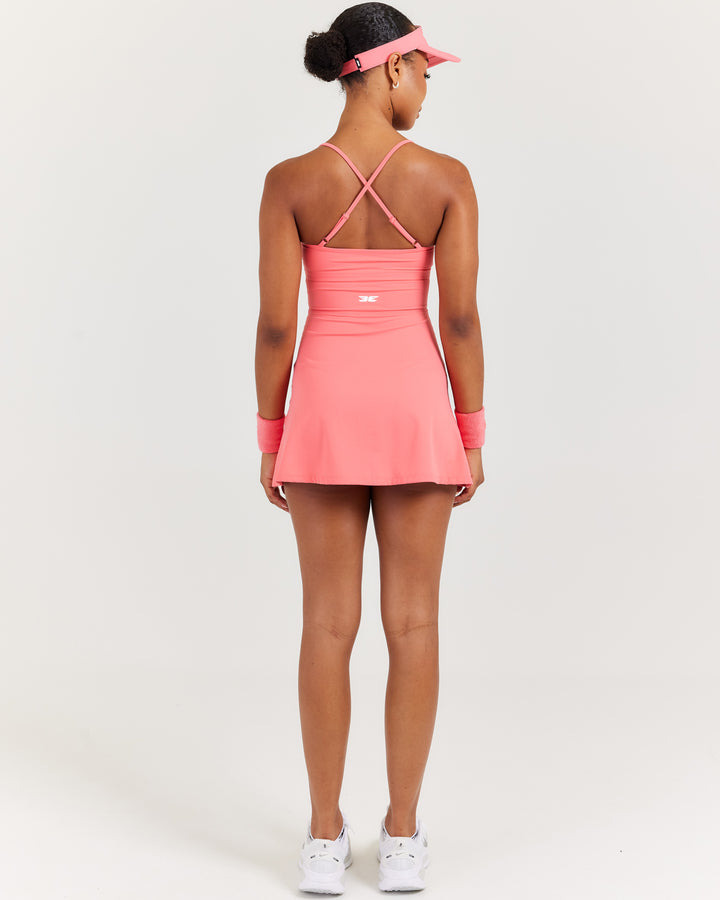 Rally Dress - Pink Papaya