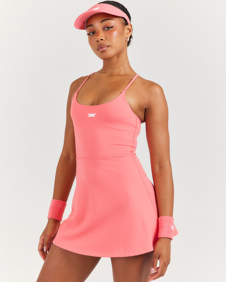 Rally Dress - Pink Papaya