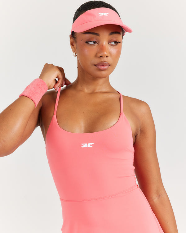 EE Tennis Visor V2 - Pink Papaya
