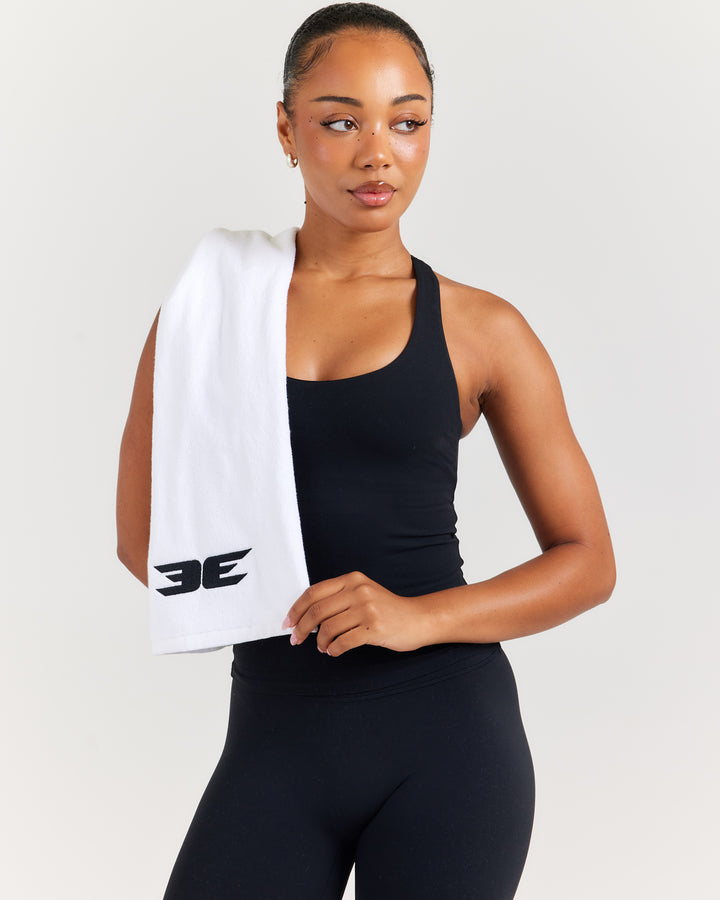 EE Gym Towel - White