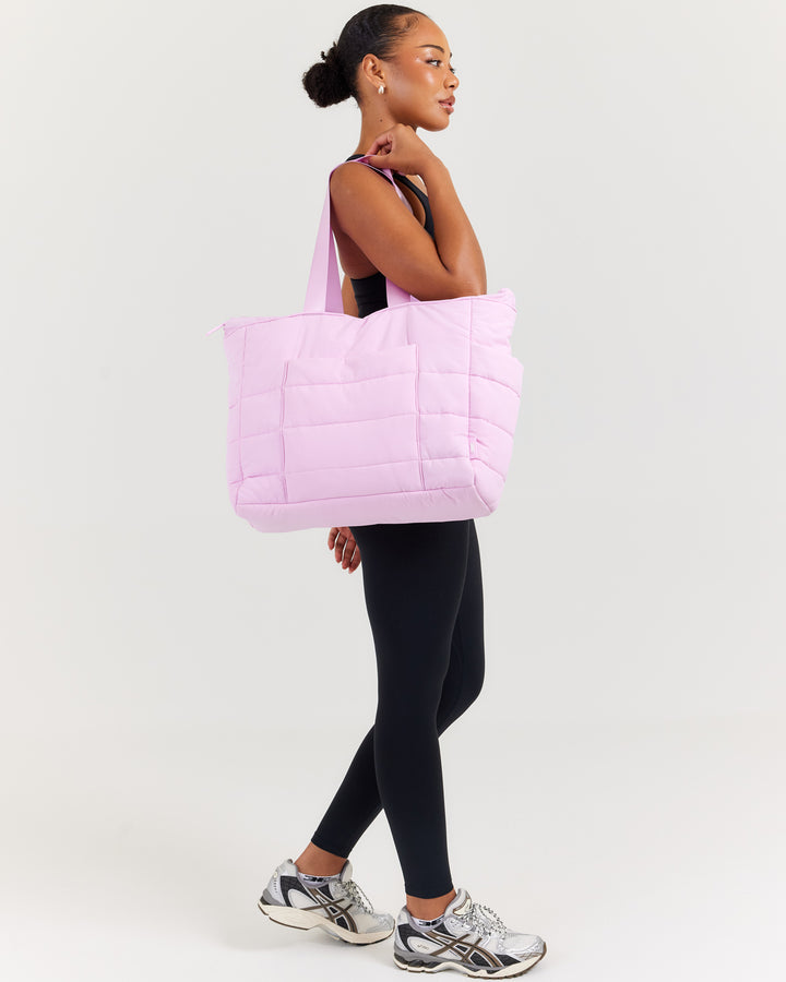 Puffer Tote - Pink
