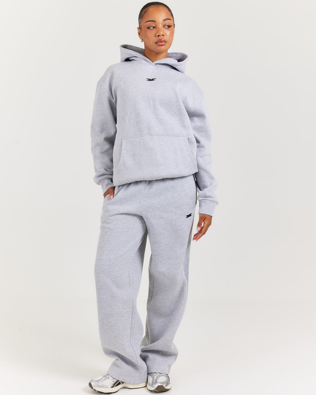 Classic Straight Leg Pants - Grey