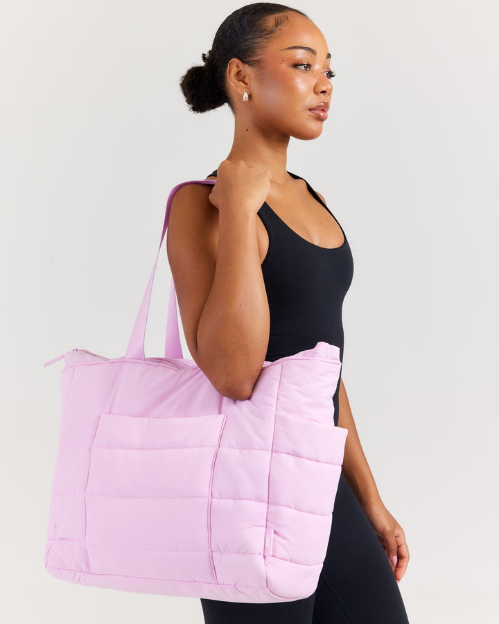 Puffer Tote - Pink