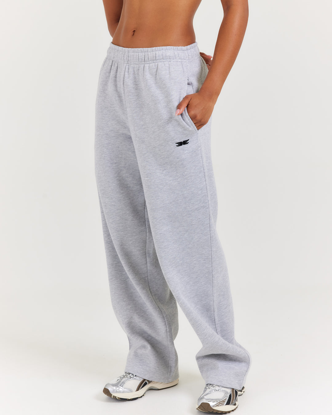 Classic Straight Leg Pants - Grey