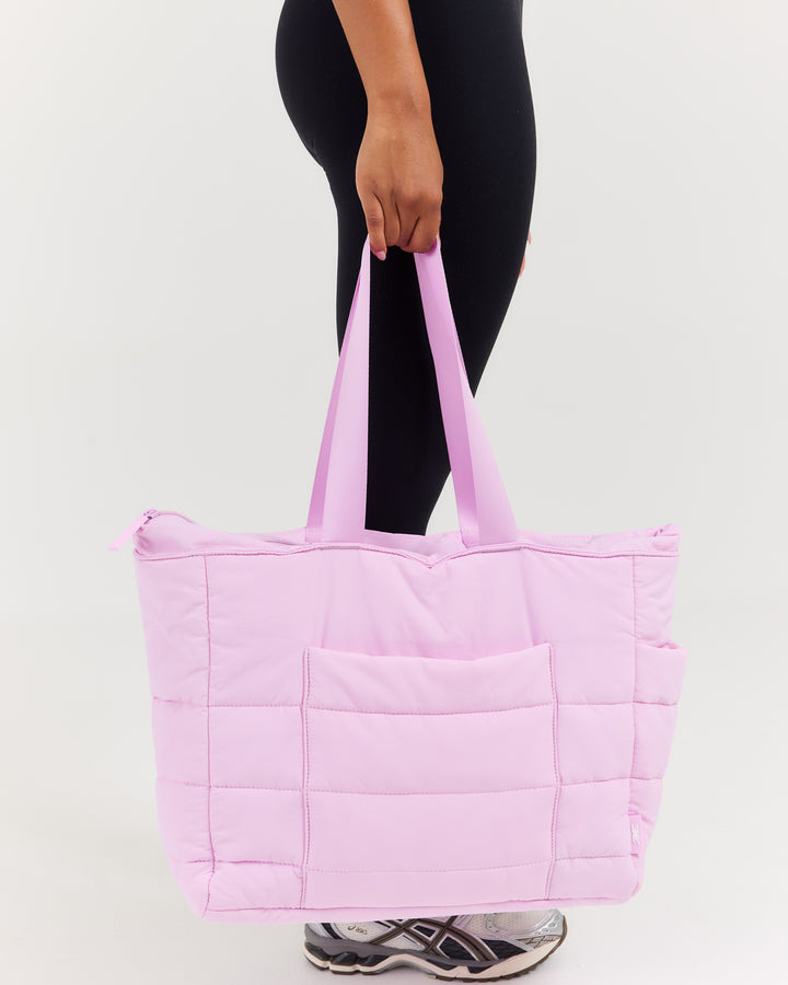 Puffer Tote - Pink