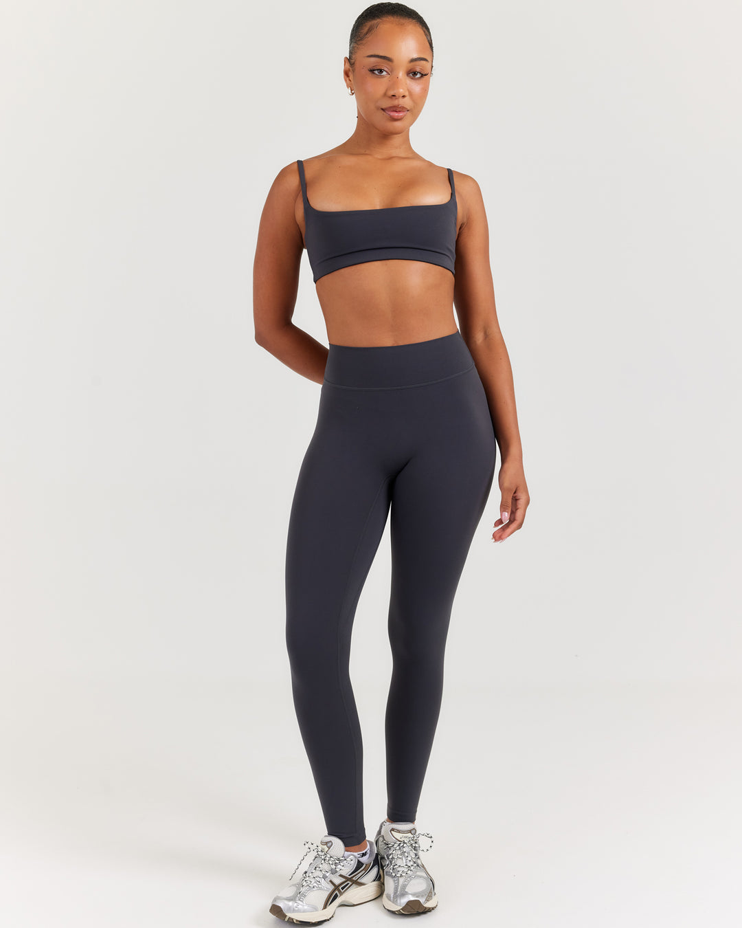 Soléa Invisible Scrunch Leggings - Charcoal