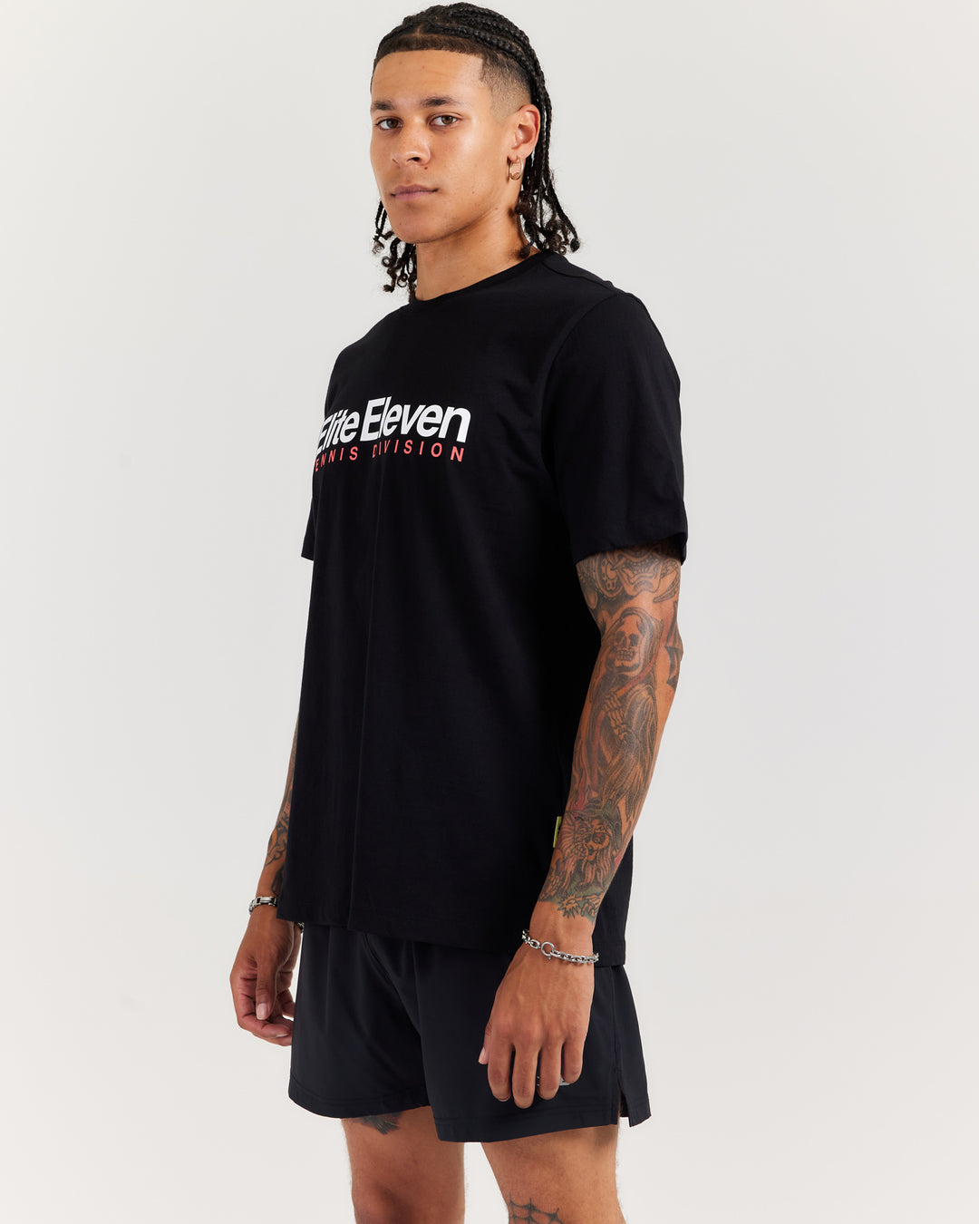 Men's Tennis Lite Tee - Black