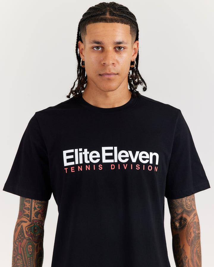 Men's Tennis Lite Tee - Black