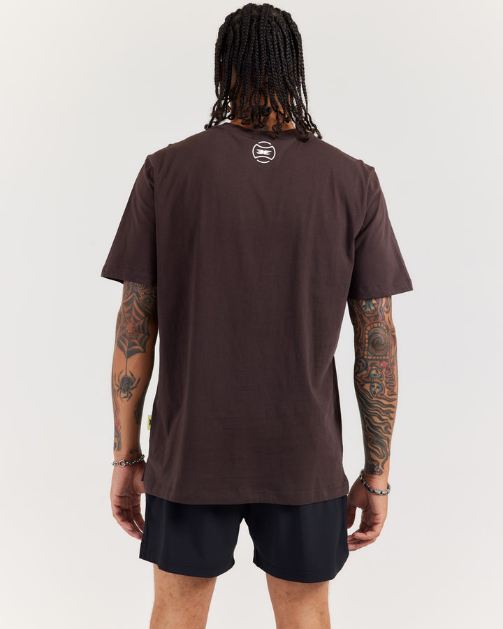 Men's Tennis Lite Tee - Espresso
