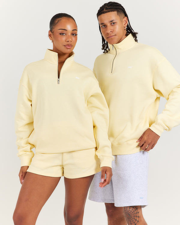 Omni Unisex 1/4 Zip - Butter