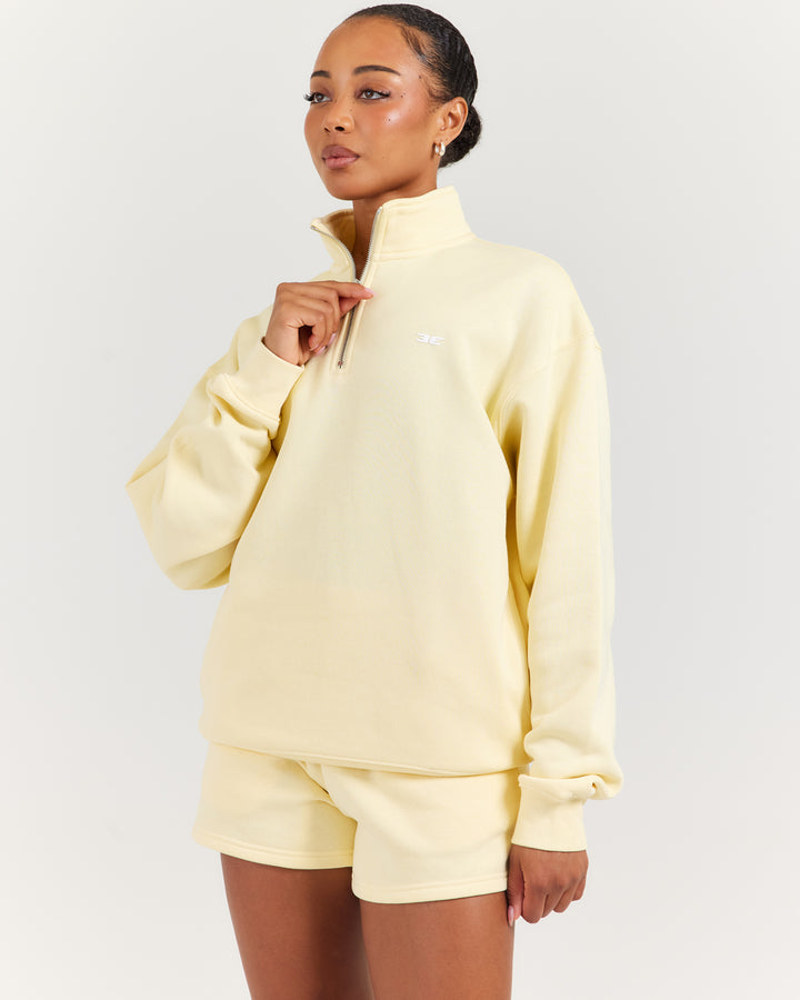 Omni Unisex 1/4 Zip - Butter
