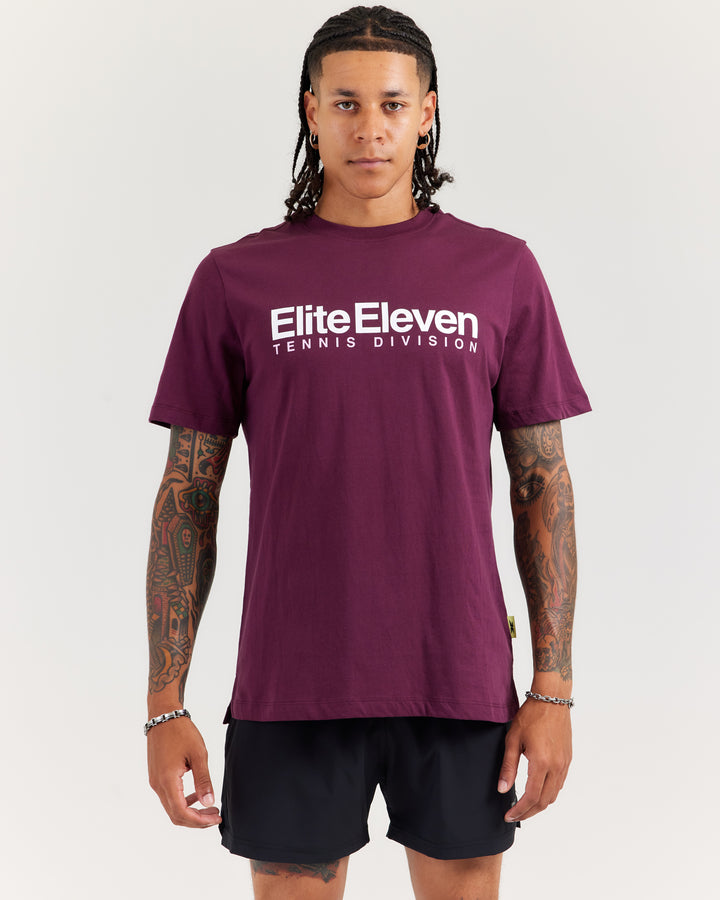 Men's Tennis Lite Tee - Cherry Cola