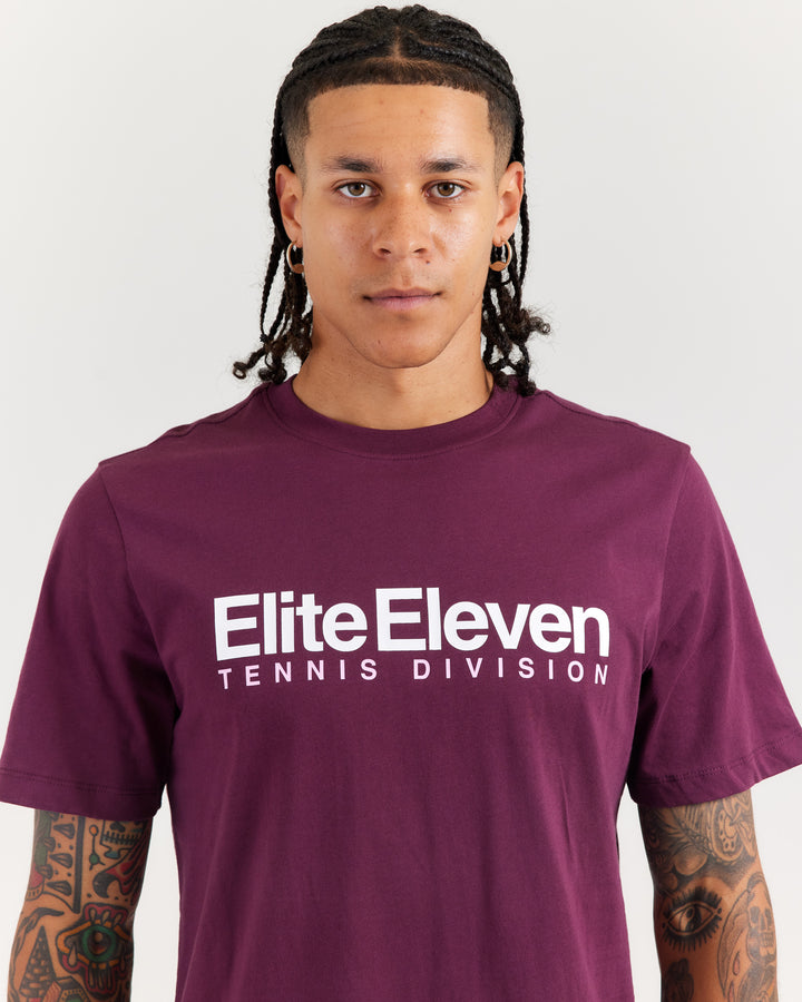 Men's Tennis Lite Tee - Cherry Cola