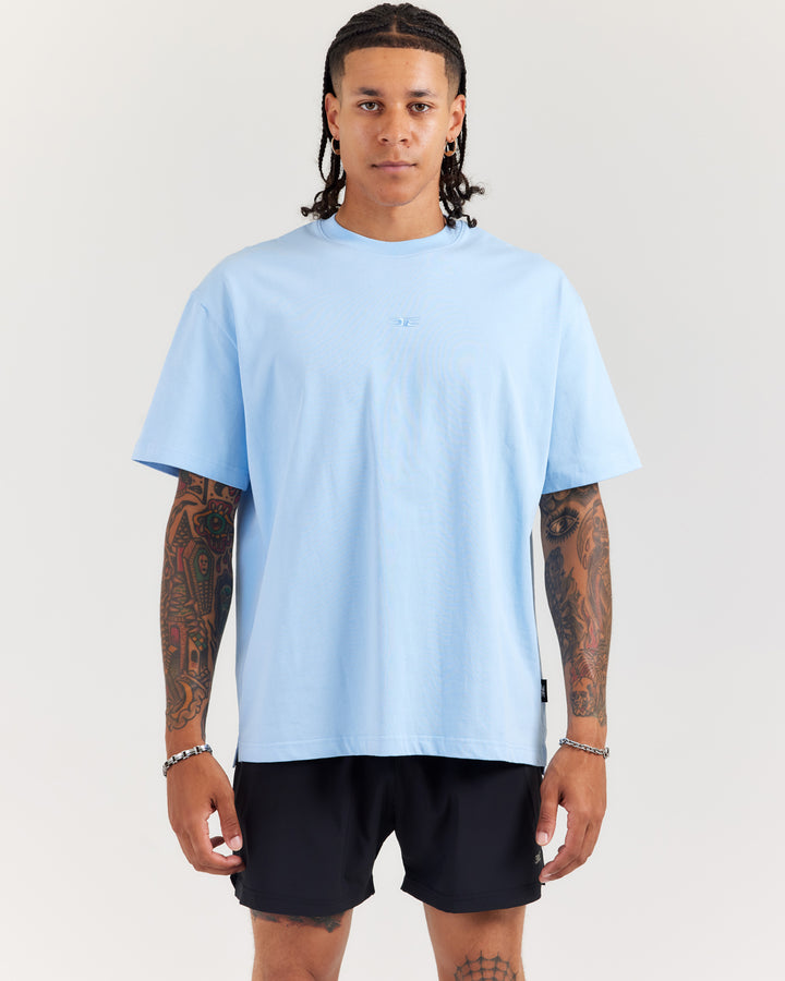 V3 Oversized Classic Tee - Light Blue