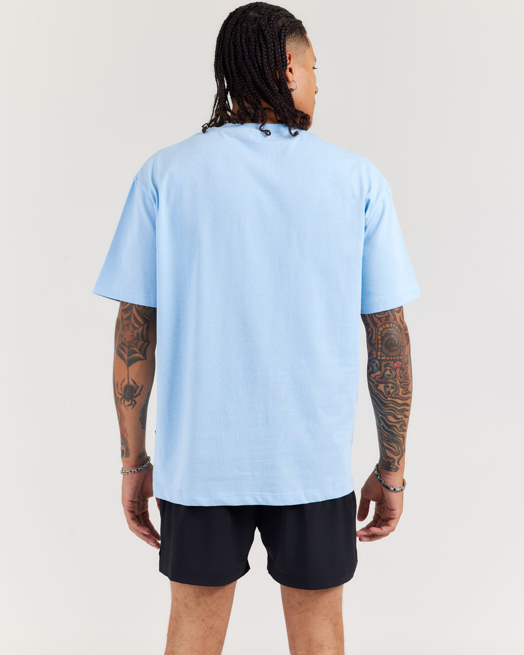 V3 Oversized Classic Tee - Light Blue