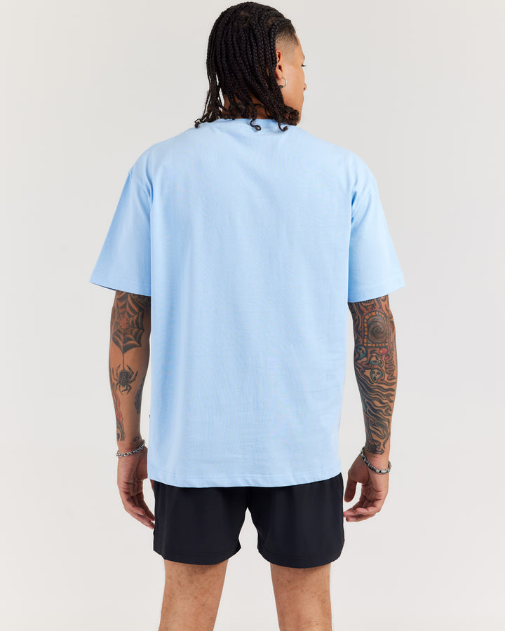 V3 Oversized Classic Tee - Light Blue