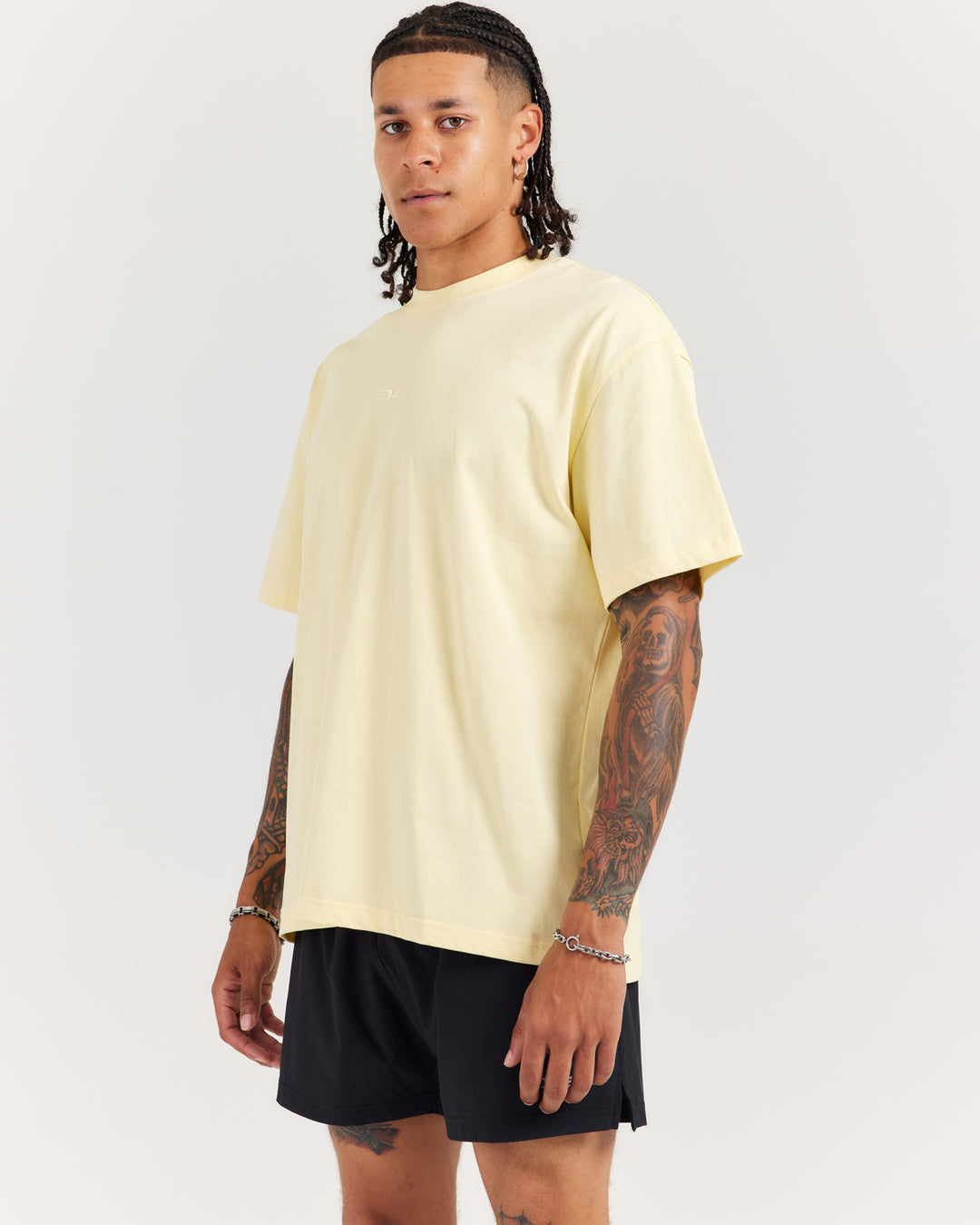 V3 Oversized Classic Tee - Soft Yellow