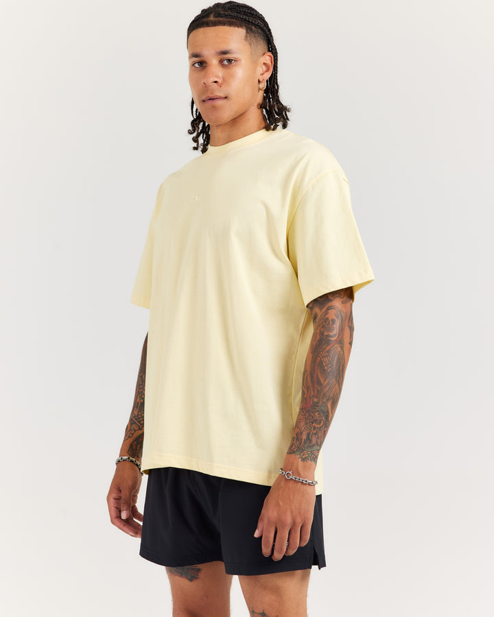 V3 Oversized Classic Tee - Soft Yellow