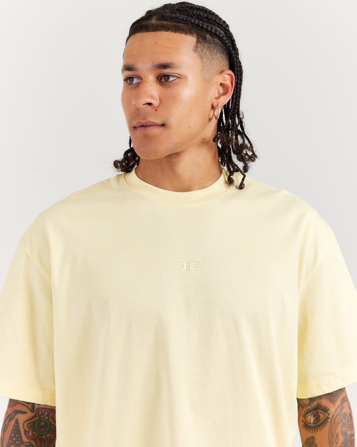 V3 Oversized Classic Tee - Soft Yellow