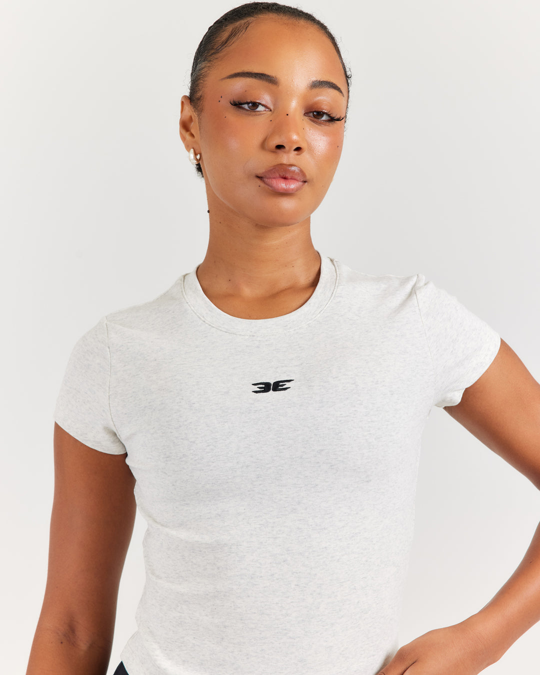 EE Baby Tee - Grey Marle