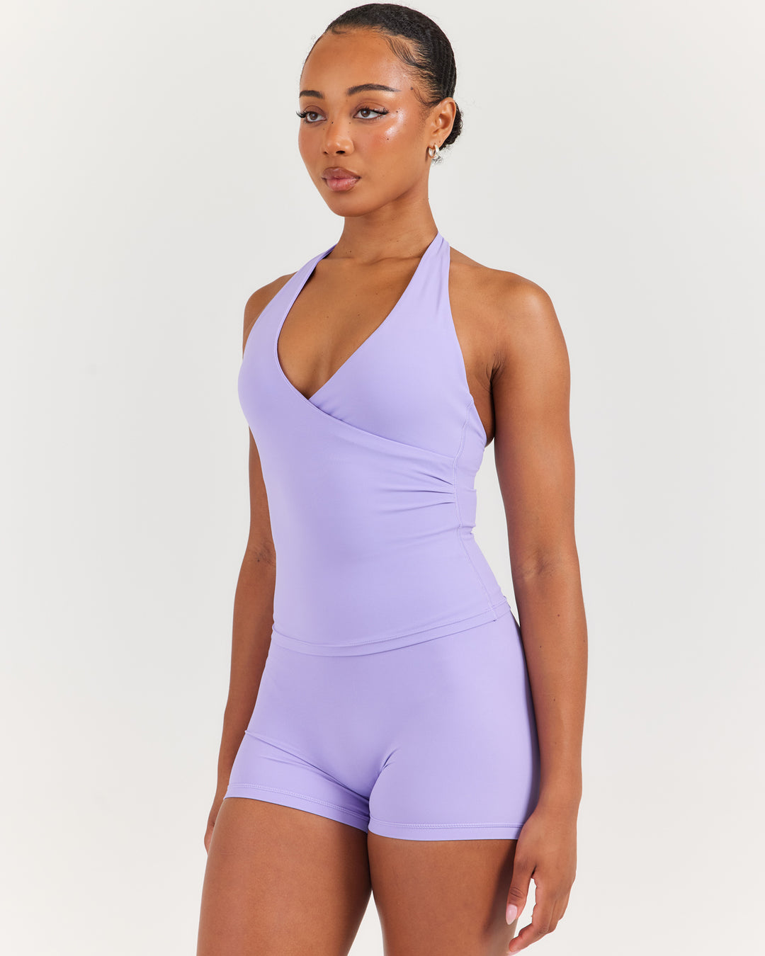 Airey Halter Tank - Bright Lilac