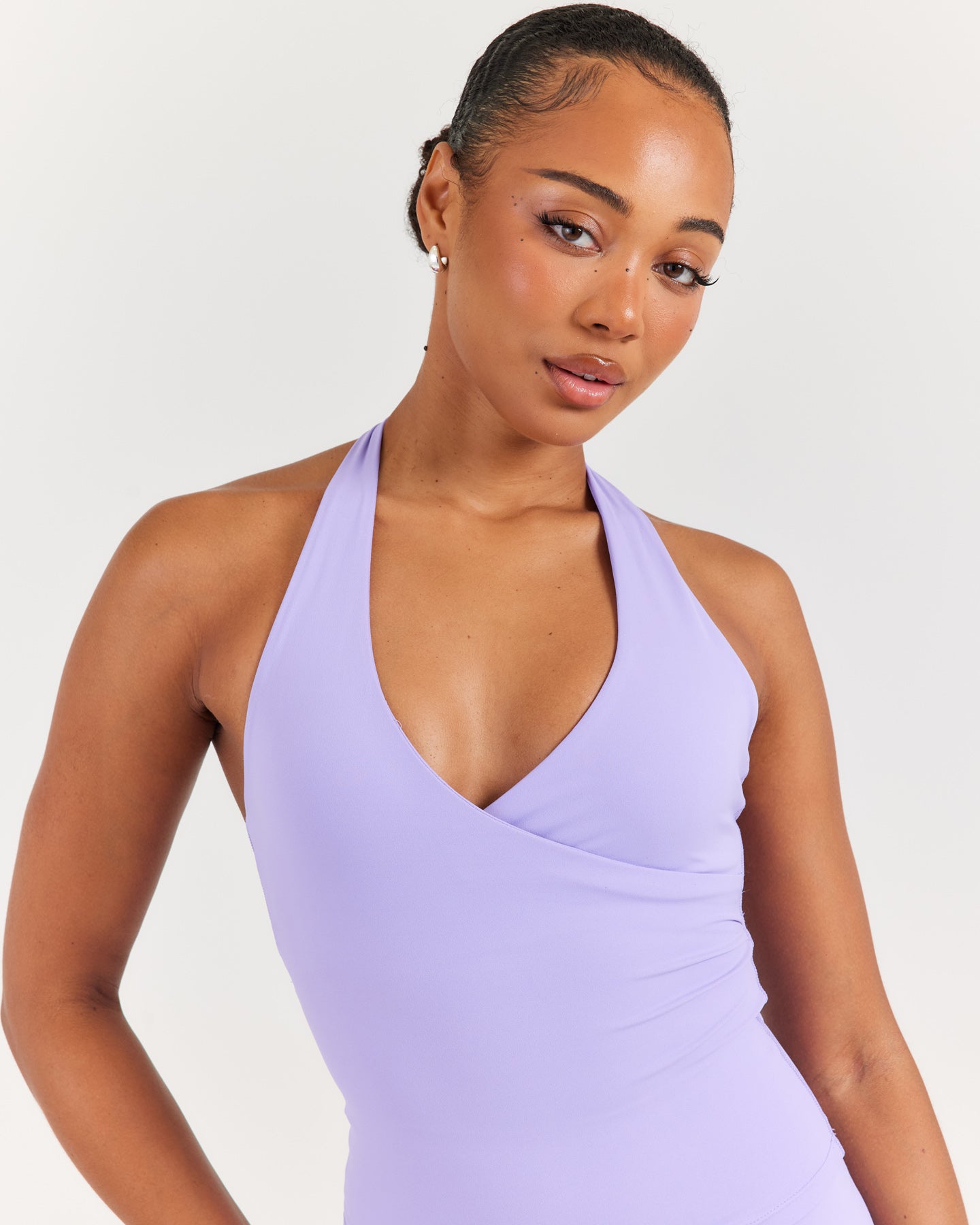 Airey Halter Tank - Bright Lilac – Elite Eleven