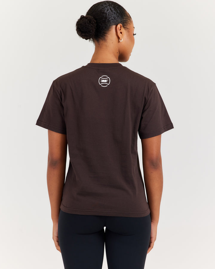 Women's Tennis Lite Tee - Espresso