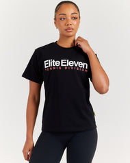 Women's Tennis Lite Tee - Black