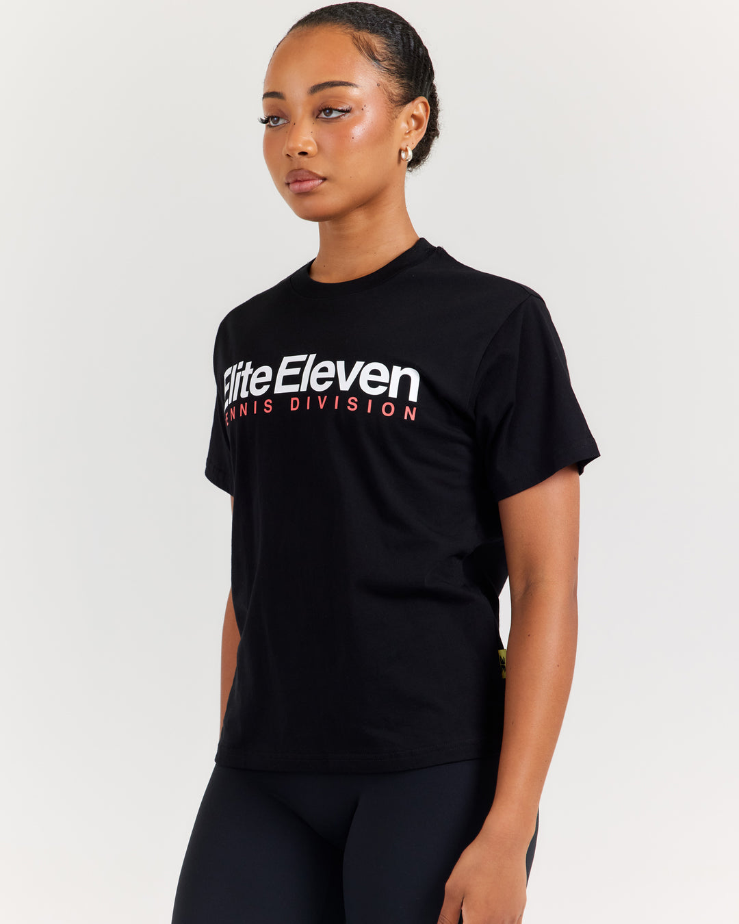 Women's Tennis Lite Tee - Black