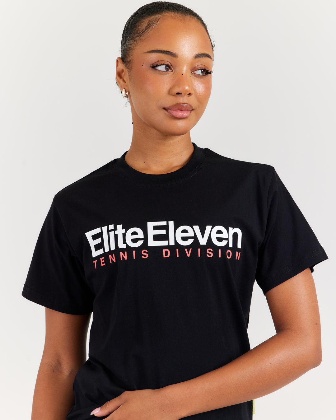 Women's Tennis Lite Tee - Black