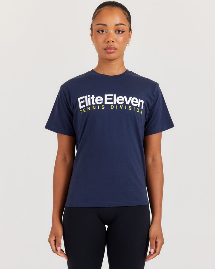 Women's Tennis Lite Tee - Navy