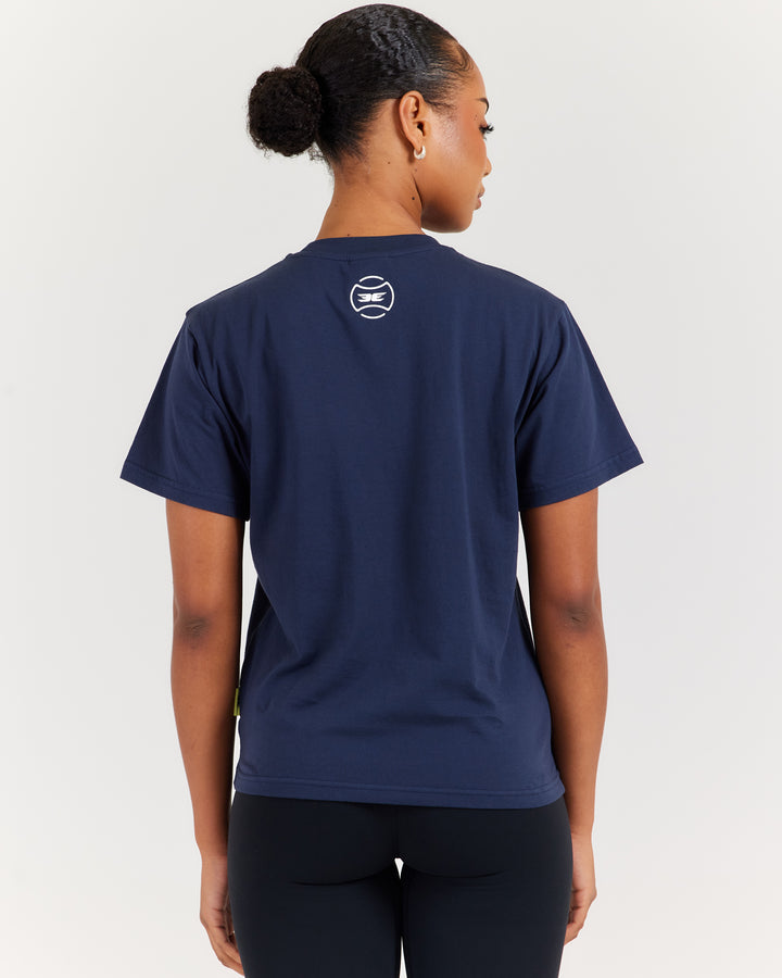 Women's Tennis Lite Tee - Navy