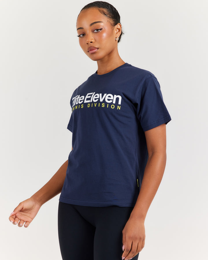 Women's Tennis Lite Tee - Navy