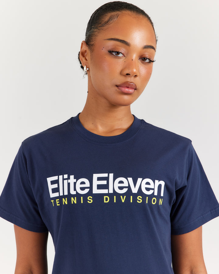 Women's Tennis Lite Tee - Navy